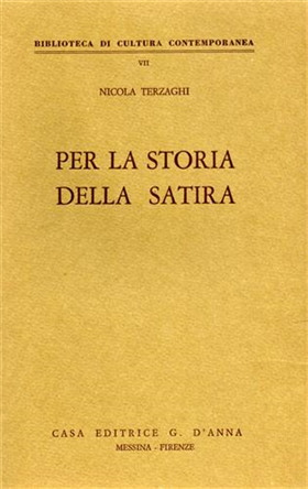 9788883212710-Per la Storia della satira.